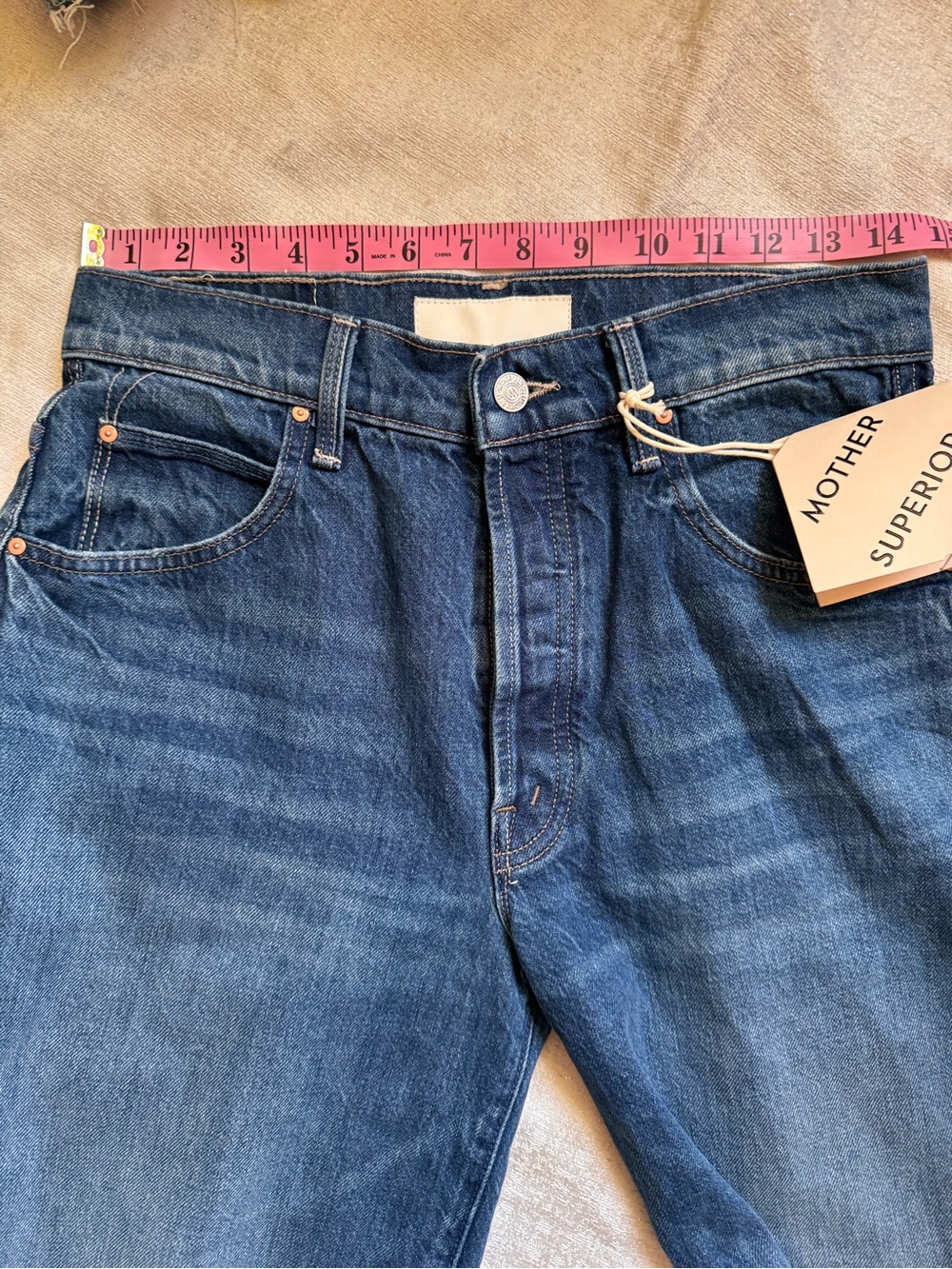 Mother The Delinquent Button Ankle in Run With It, size 26, NWT - Picture 6 of 12